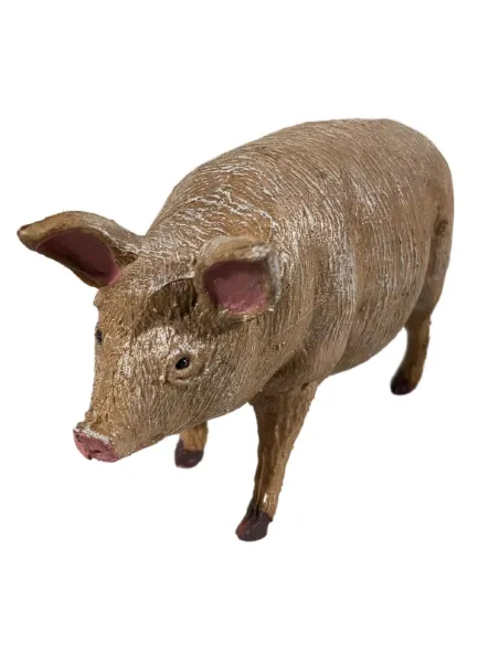 Maiale in pvc per statue da 15-20 cm