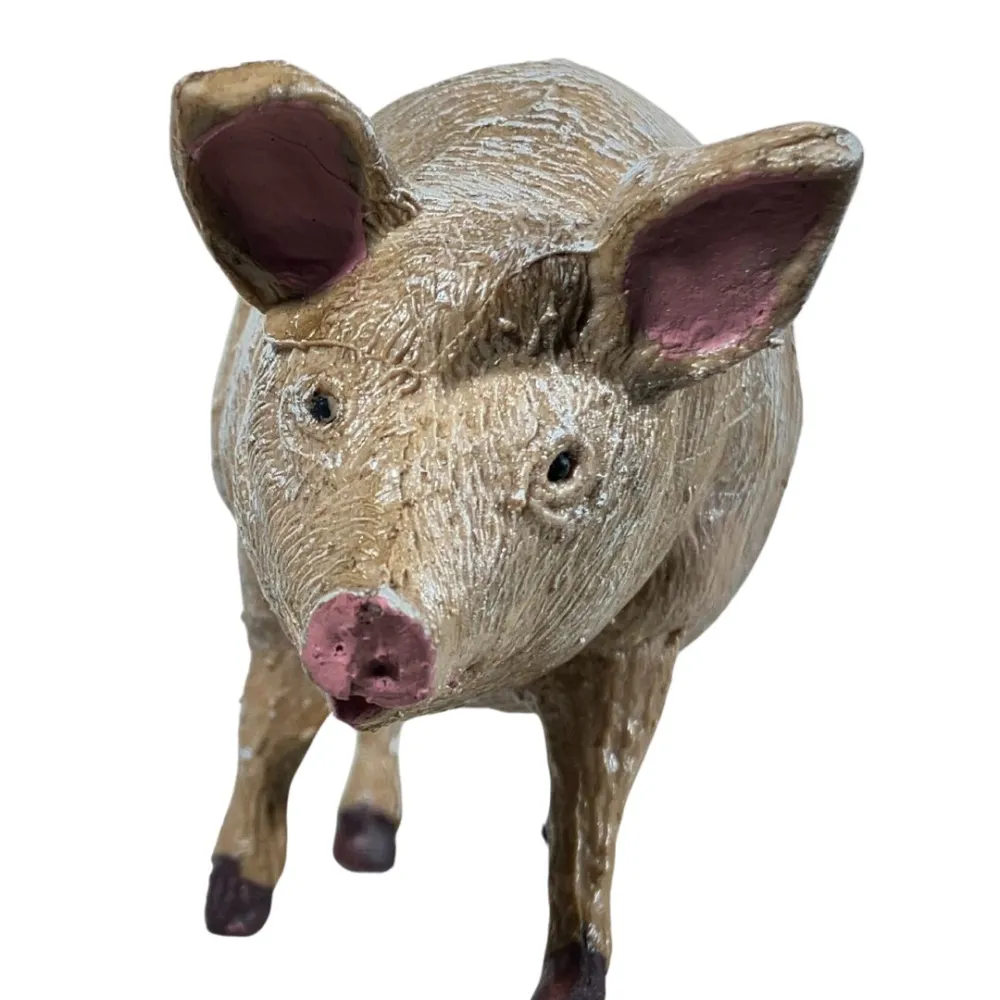 PVC Pig for 15–20 cm Nativity Figures