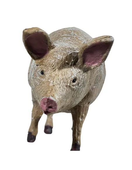 Maiale in pvc per statue da 15-20 cm