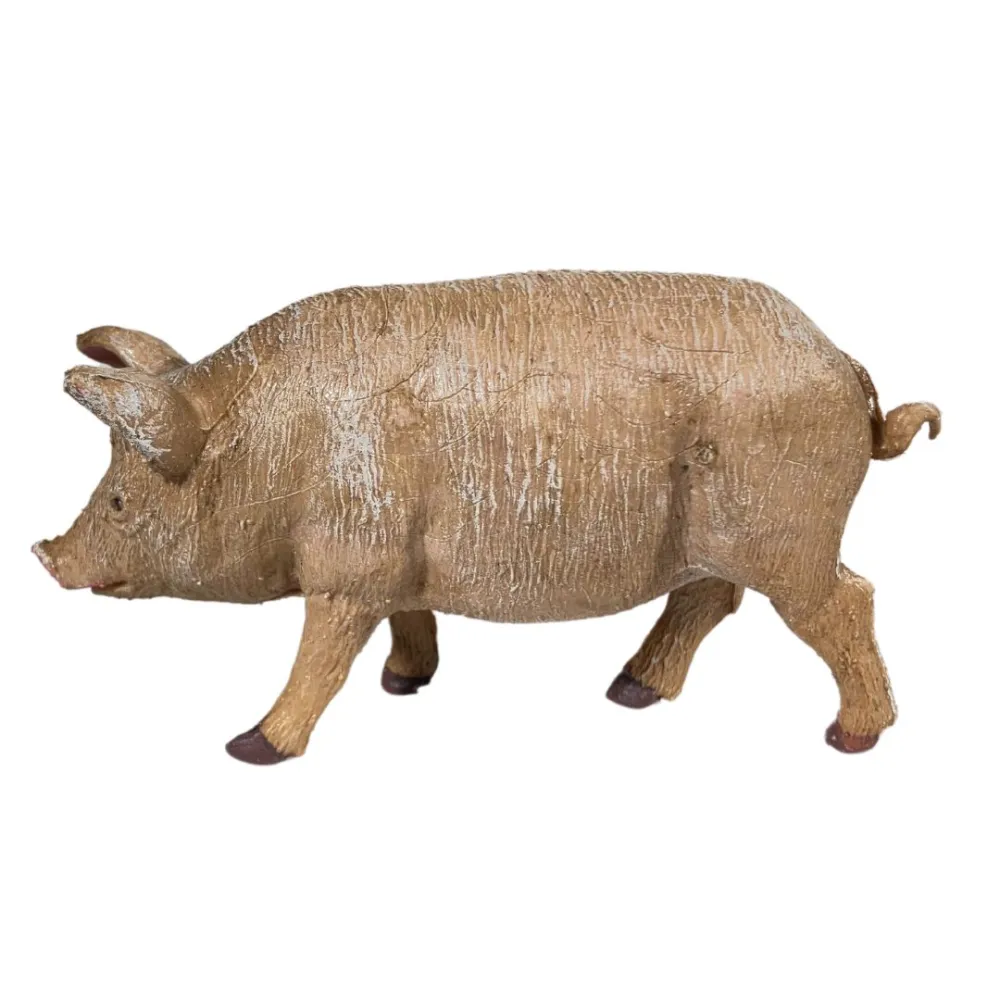 PVC Pig for 15–20 cm Nativity Figures