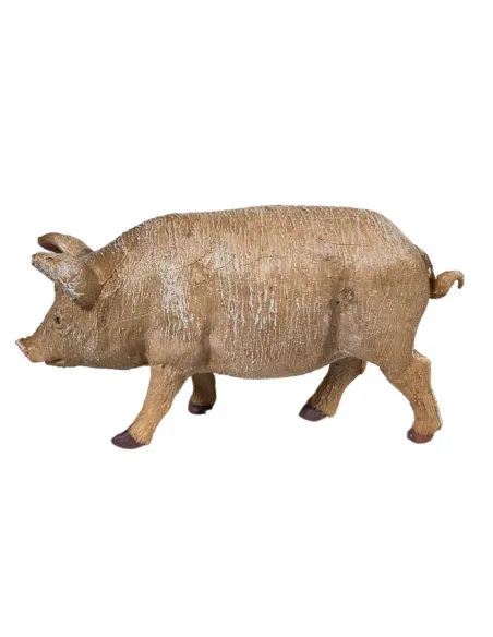 Maiale in pvc per statue da 15-20 cm