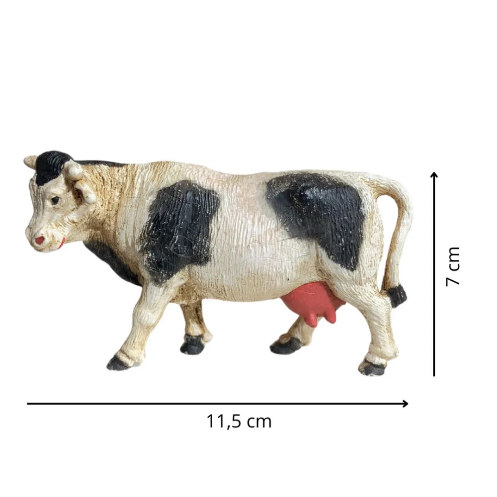 PVC Cow for 12–15 cm Nativity Figures