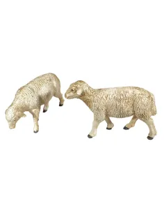 Set of Two PVC Sheep for 15–20 cm Nativity Figures 2