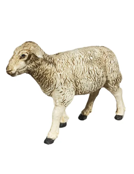 Set of Two PVC Sheep for 15–20 cm Nativity Figures