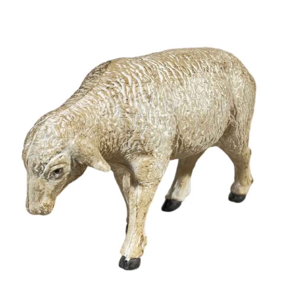 Set of Two PVC Sheep for 15–20 cm Nativity Figures
