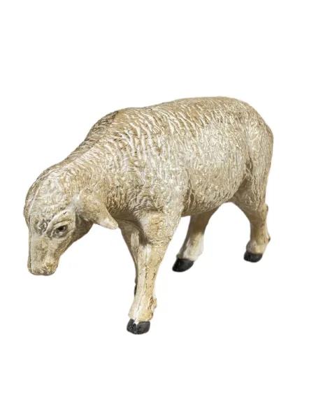 Set of Two PVC Sheep for 15–20 cm Nativity Figures