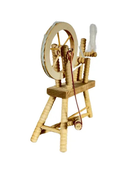 Spinning Wheel for 12–15 cm Nativity Figures