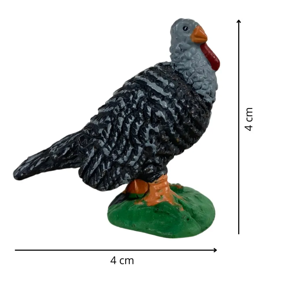 PVC Turkey for 8–10 cm Nativity Figures