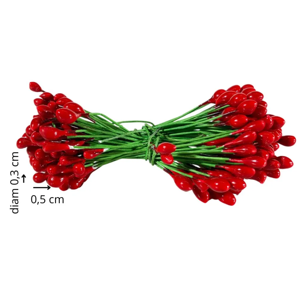 Bundle of Red Berries for 25–30 cm Nativity Figures