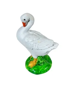 Resin Goose with Bent Neck for 25–30 cm Nativity Figures