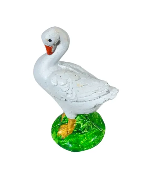 Resin Goose with Bent Neck for 25–30 cm Nativity Figures