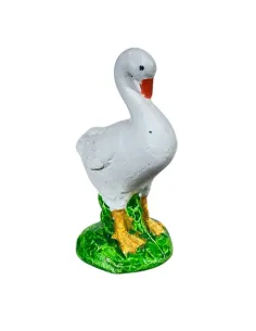 Oca collo piegato in resina per statue da 25-30 cm 2