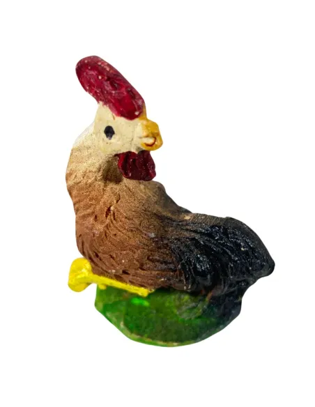 Resin Rooster with Raised Leg for 15–20 cm Nativity Figures