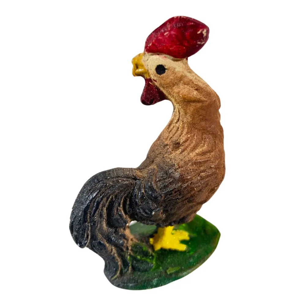 Resin Rooster with Raised Leg for 15–20 cm Nativity Figures