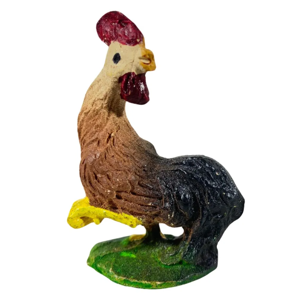 Resin Rooster with Raised Leg for 15–20 cm Nativity Figures