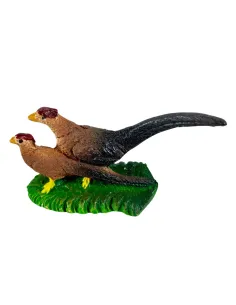 Coppia fagiani in resina per statue da 15-20 cm 2