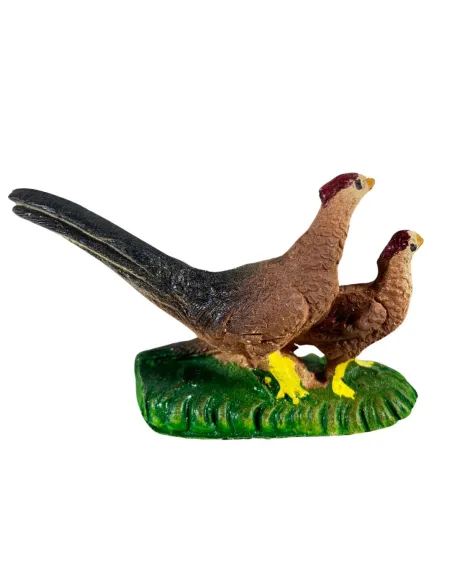 Coppia fagiani in resina per statue da 15-20 cm