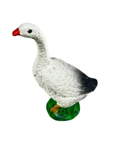 Resin Goose on Grass for 15–20 cm Nativity Figures 2