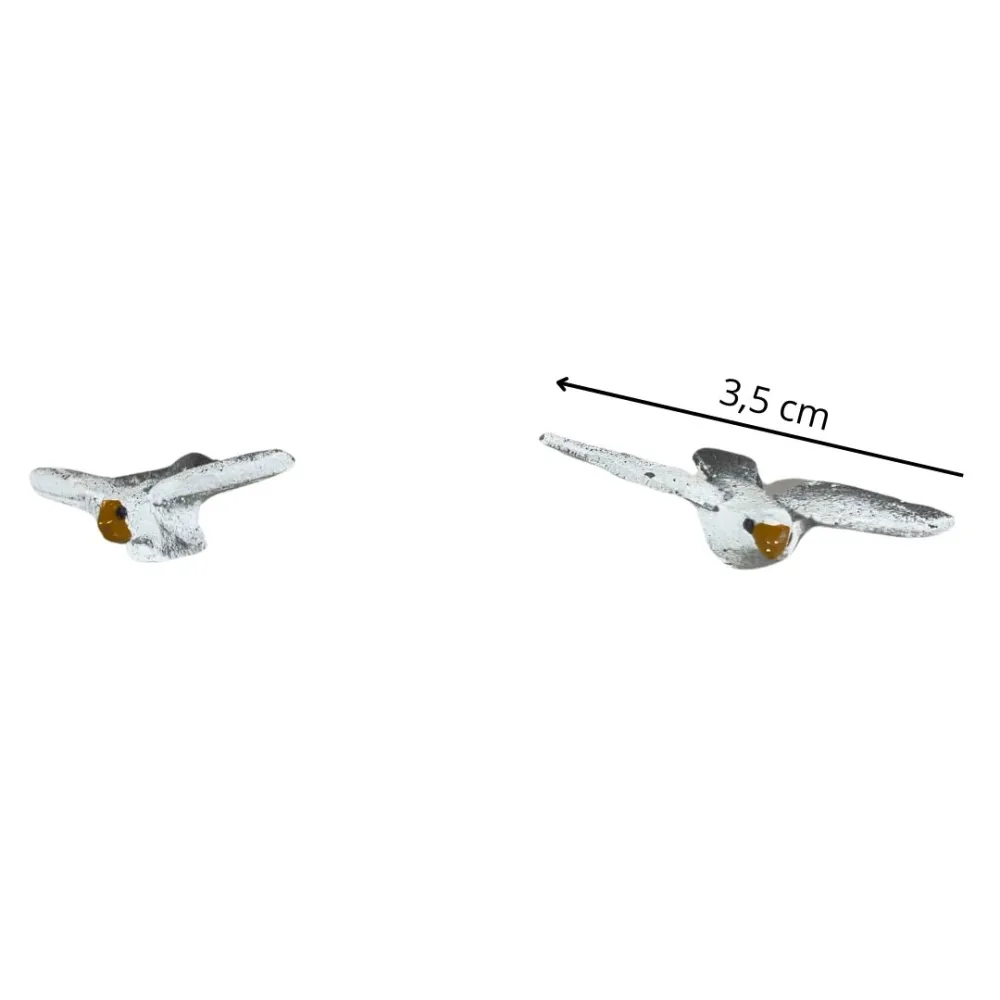 Flying Resin Doves for 12–15 cm Nativity Figures