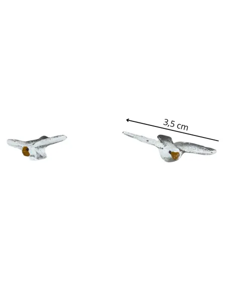 Flying Resin Doves for 12–15 cm Nativity Figures
