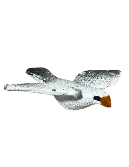 Colombe in volo in resina per statue da 12-15 cm