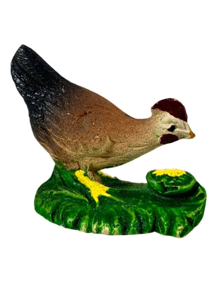 Set of Five Resin Hens for 12–15 cm Nativity Figures