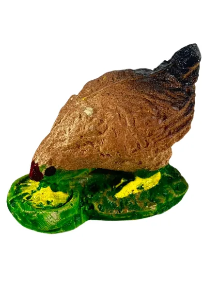 Set of Five Resin Hens for 12–15 cm Nativity Figures