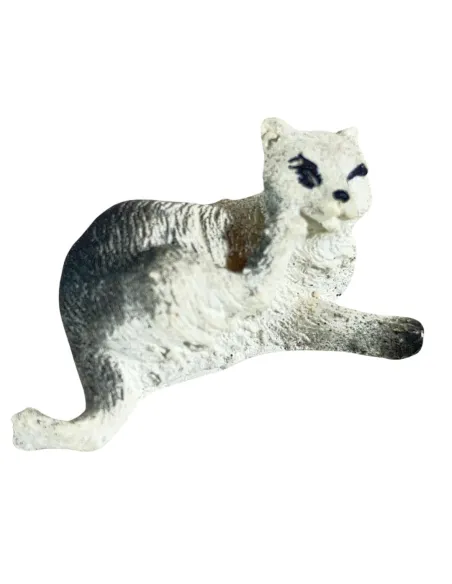 Set of Two Resin Cats for 8–10 cm Nativity Figures
