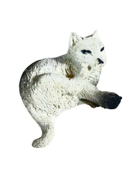 Set 2 gatti in resina per statue da 12-15 cm