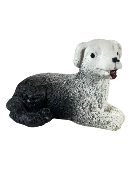 Set of Two Plaster Dogs for 12–15 cm Nativity Figures