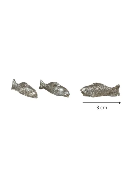 Set of Three Resin Fish for 12–15 cm Nativity Figures