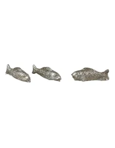 Set 3 pesci in resina per statue da 12-15 cm