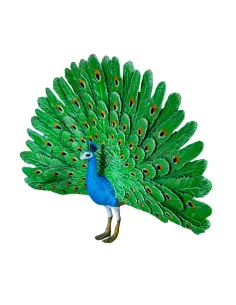 Pavone con coda aperta per statue da 28-30 cm