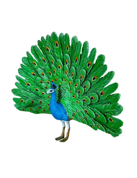 Pavone con coda aperta per statue da 28-30 cm