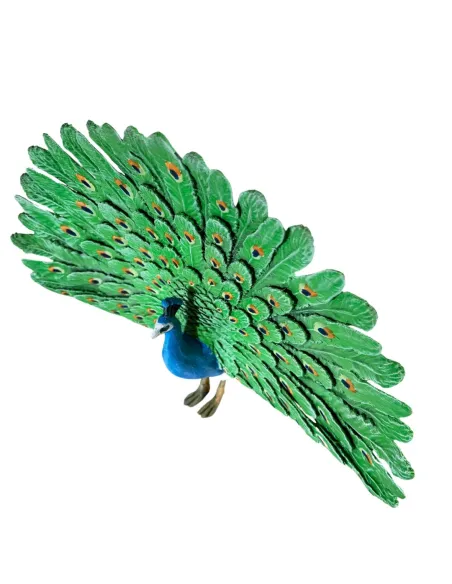 Pavone con coda aperta per statue da 28-30 cm