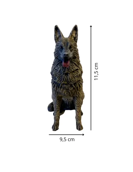 Pastore tedesco seduto per statue da 28-30 cm