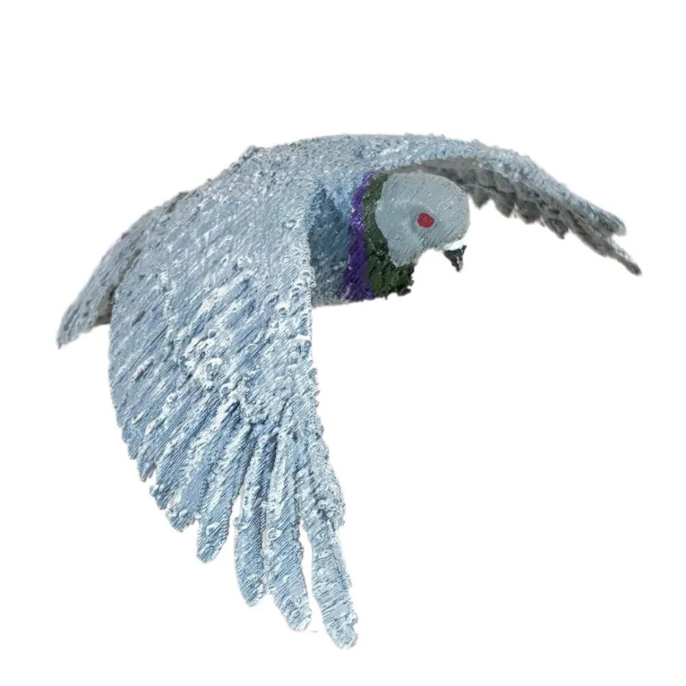 Piccione in volo per statue da 28-30 cm
