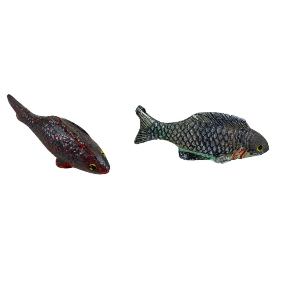 Set of Two Resin Fish for 30 cm Nativity Figures
