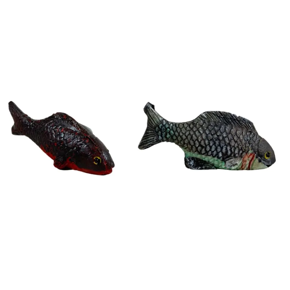 Set of Two Resin Fish for 30 cm Nativity Figures