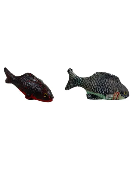 Set 2 pesci in resina per statue da 30 cm