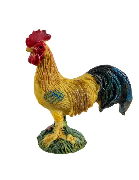 Set 4 animali da cortile in resina per statue da 20 cm