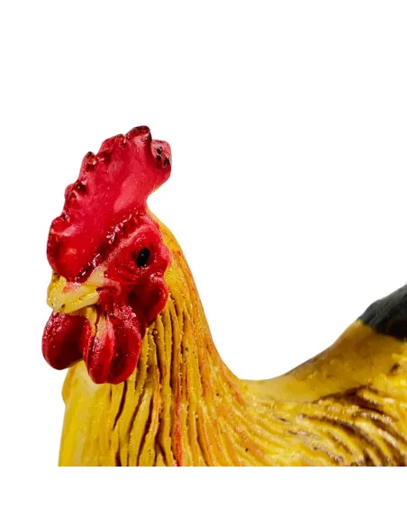 Set 4 animali da cortile in resina per statue da 20 cm