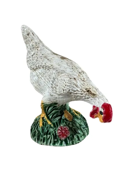 Set 4 animali da cortile in resina per statue da 20 cm