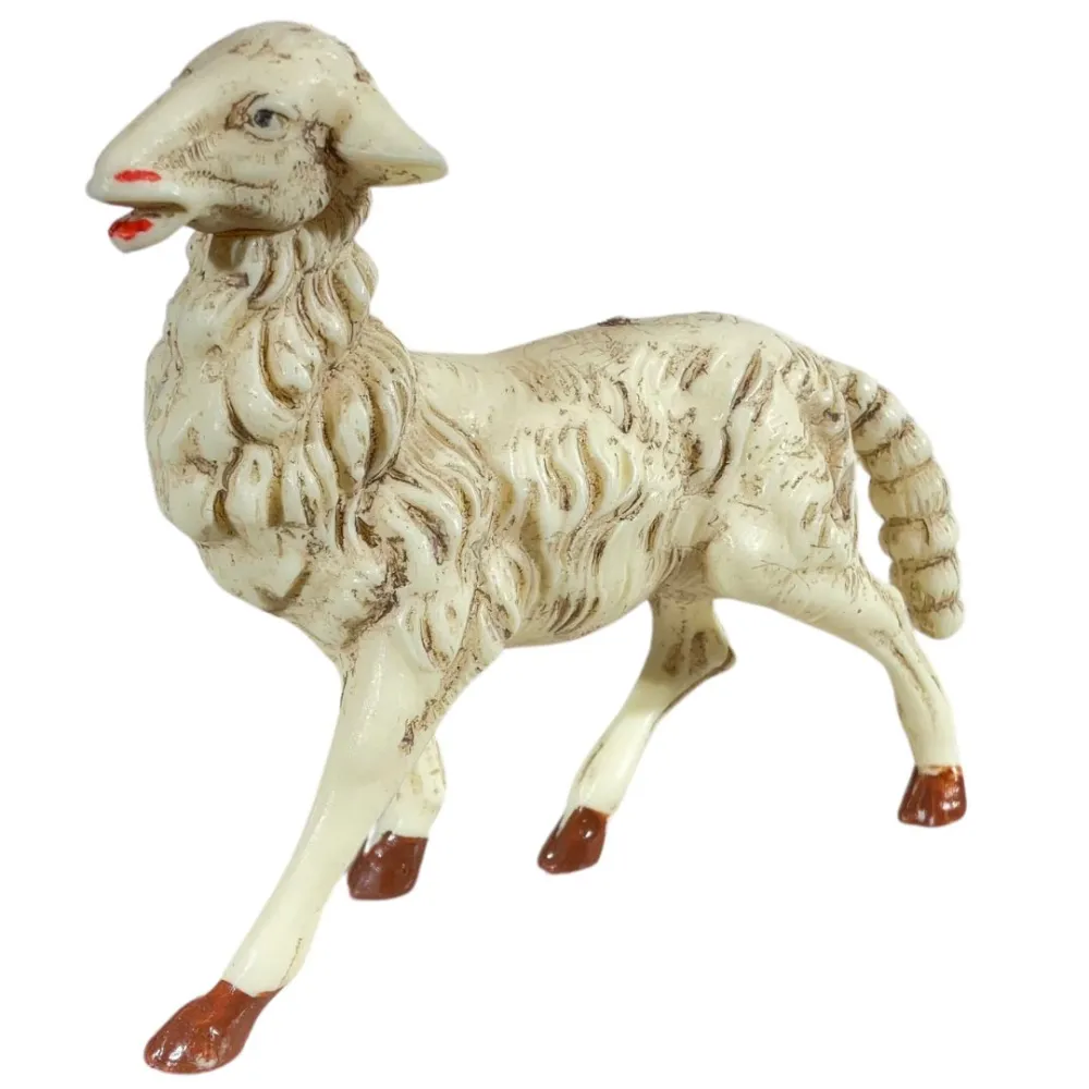 Set of Four PVC Sheep for 25 cm Nativity Figures