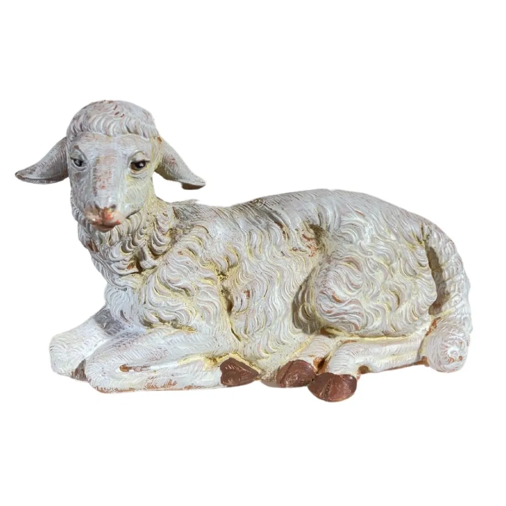 Set of Three PVC Sheep for 30 cm Nativity Figures