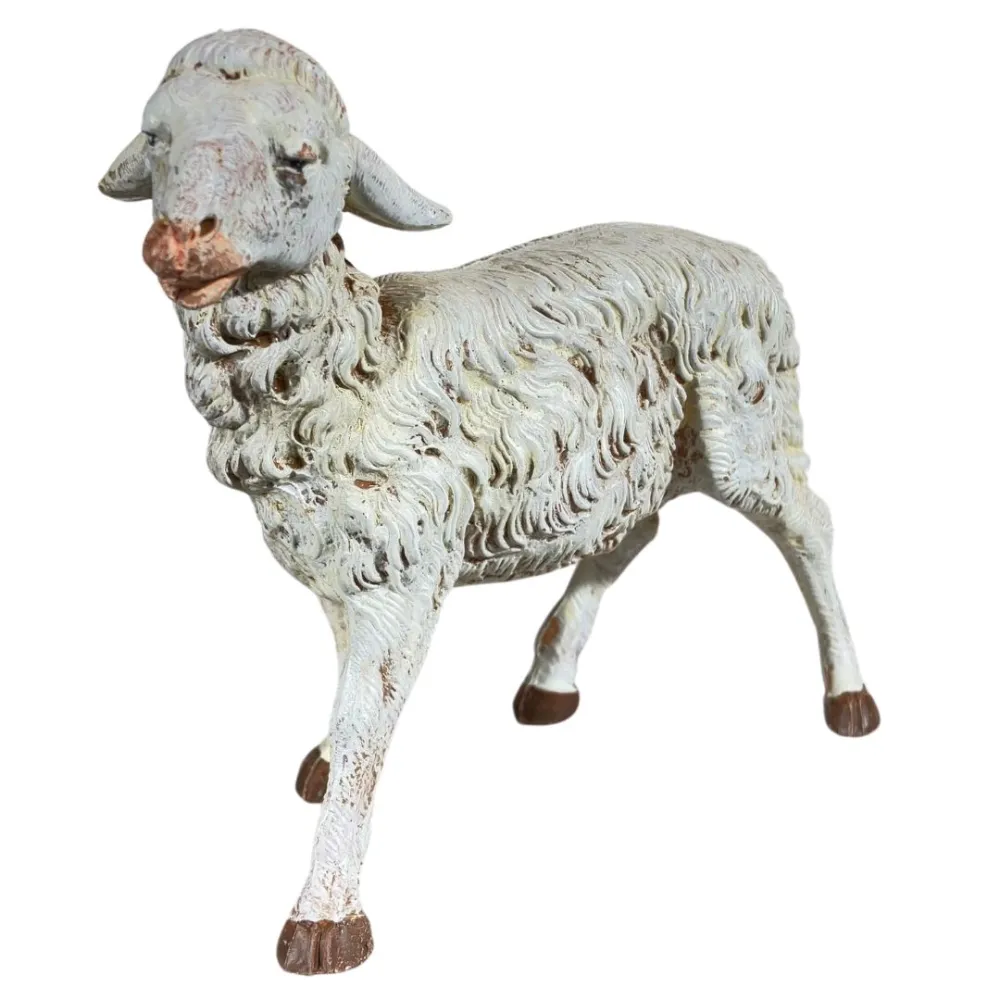 Set of Three PVC Sheep for 30 cm Nativity Figures