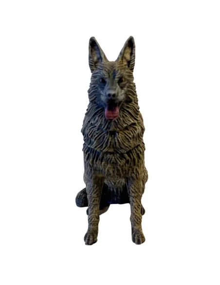 3D-Printed Seated German Shepherd for 20–25 cm Nativity Figures