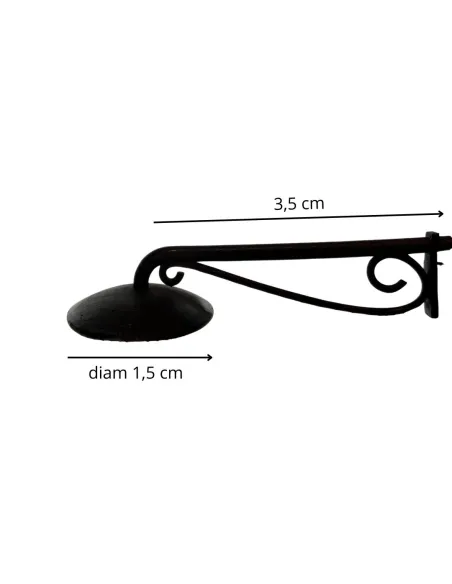 Rustic wall lamp for 8–10 cm Nativity figures