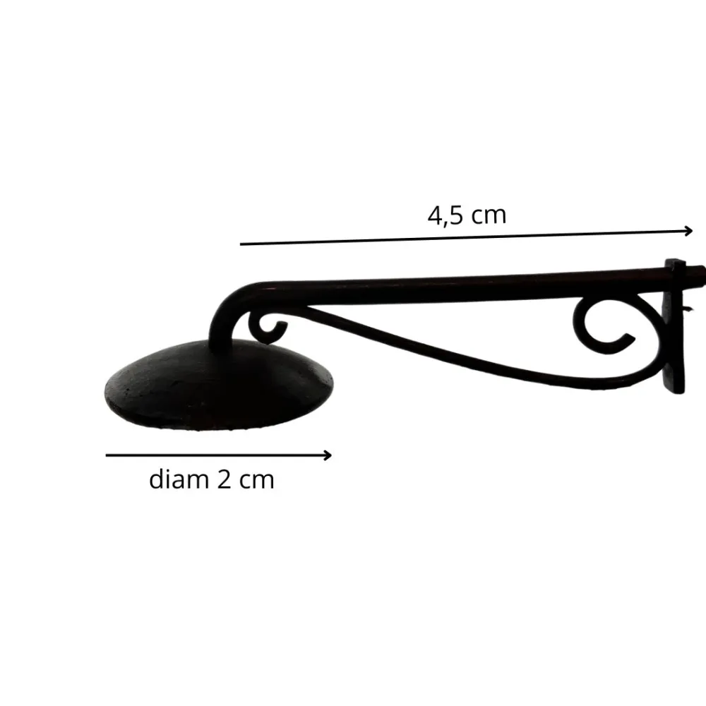 Rustic wall lamp for 15 cm Nativity figures