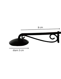 Lampione campagna luce gialla per statue da 30 cm 2